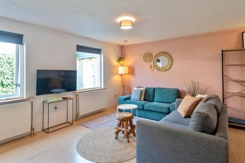 Woonruimte van het familieappartement in Zandvoort